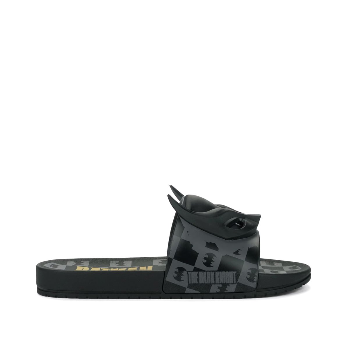 Chinelo Slide Infantil Grendene Batman Adventure Preto Preto 2