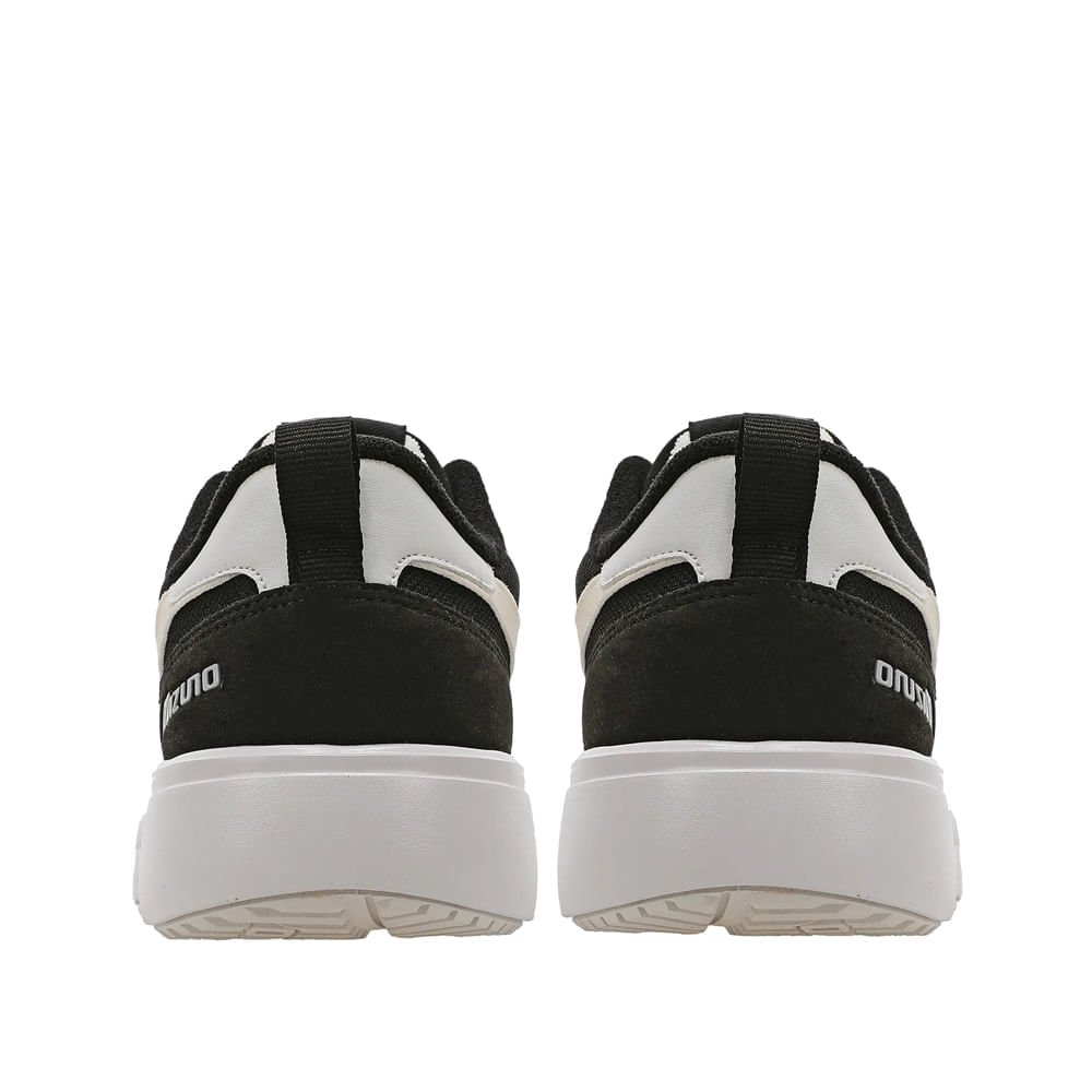 Tênis Masculino Mizuno Edo Cross Mesh Suede Preto/Branco Preto/Branco 3