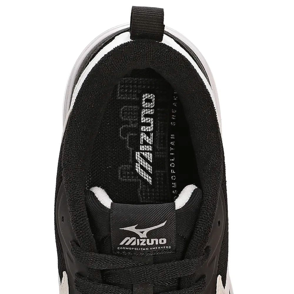 Tênis Masculino Mizuno Edo Cross Mesh Suede Preto/Branco Preto/Branco 6