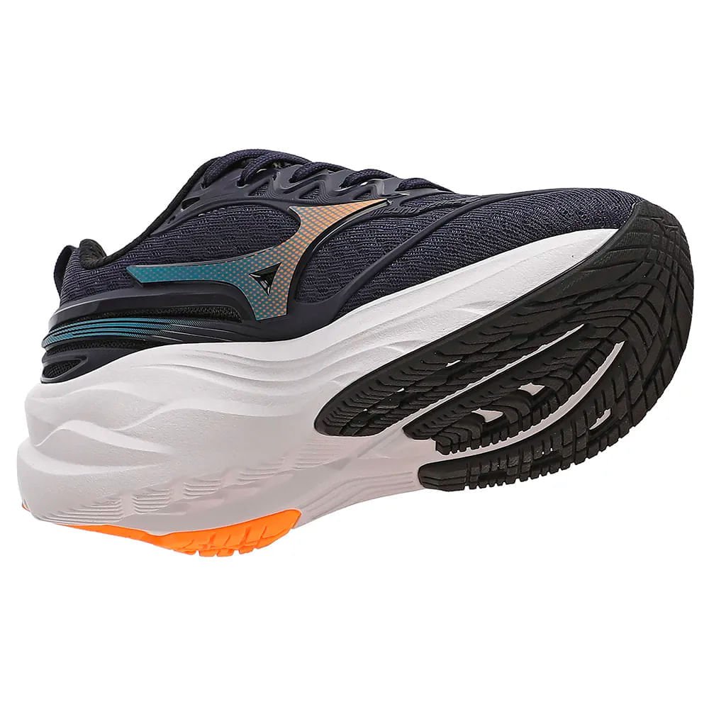 Tênis Juvenil Mizuno Space 5 Júnior Softier Foam Marinho Preto 6