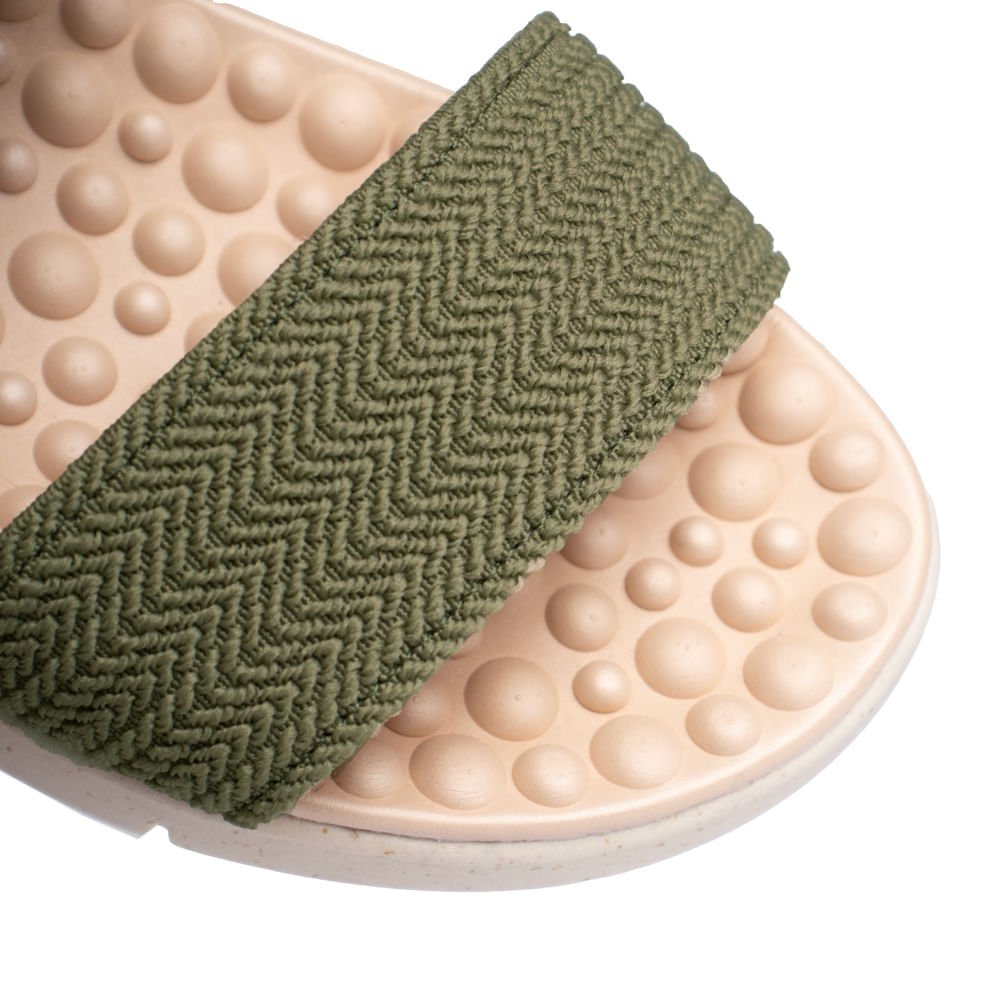 Sandália Feminina Modare Elástico Verde Musgo Musgo 5