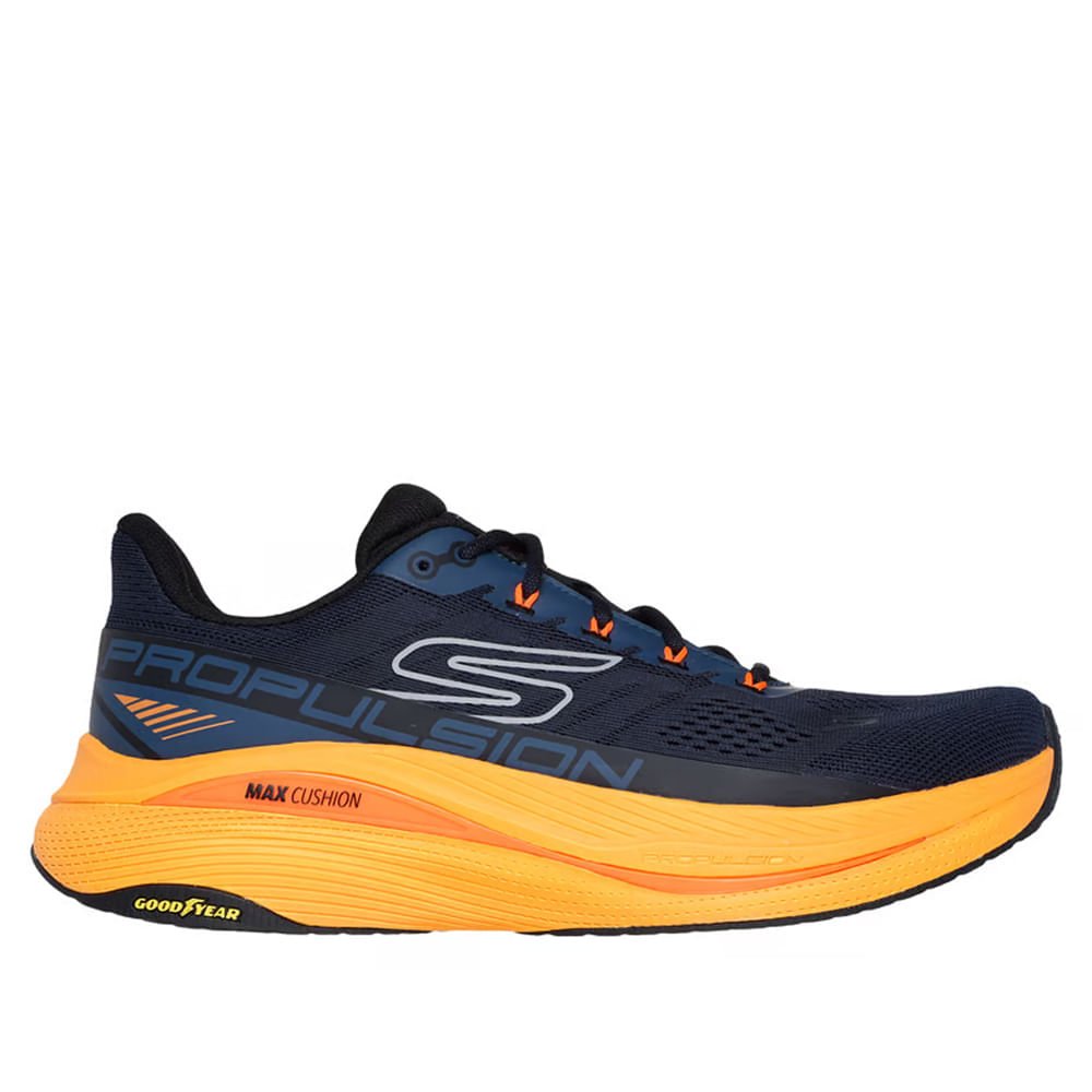 Tênis Masculino Skechers Max Cushioning Propulsion Preto