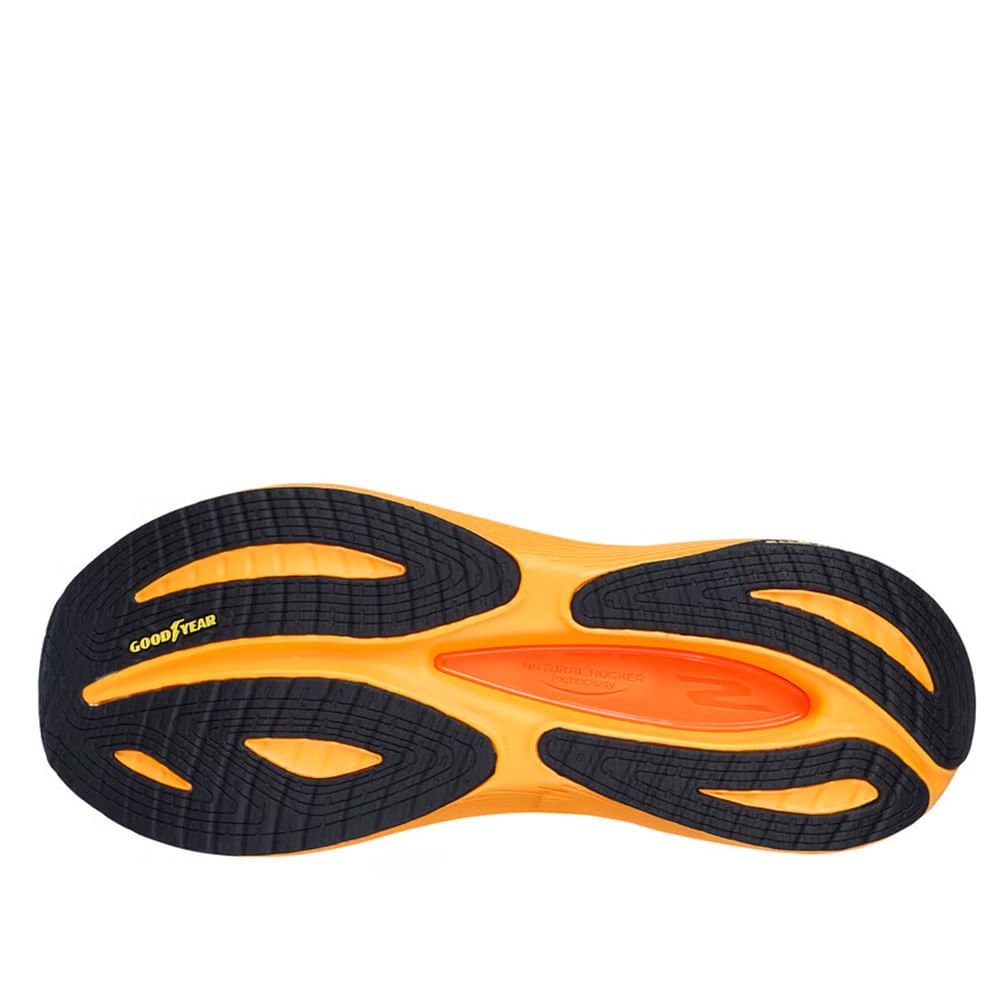 Tênis Masculino Skechers Max Cushioning Propulsion Preto Azul/Laranja 2