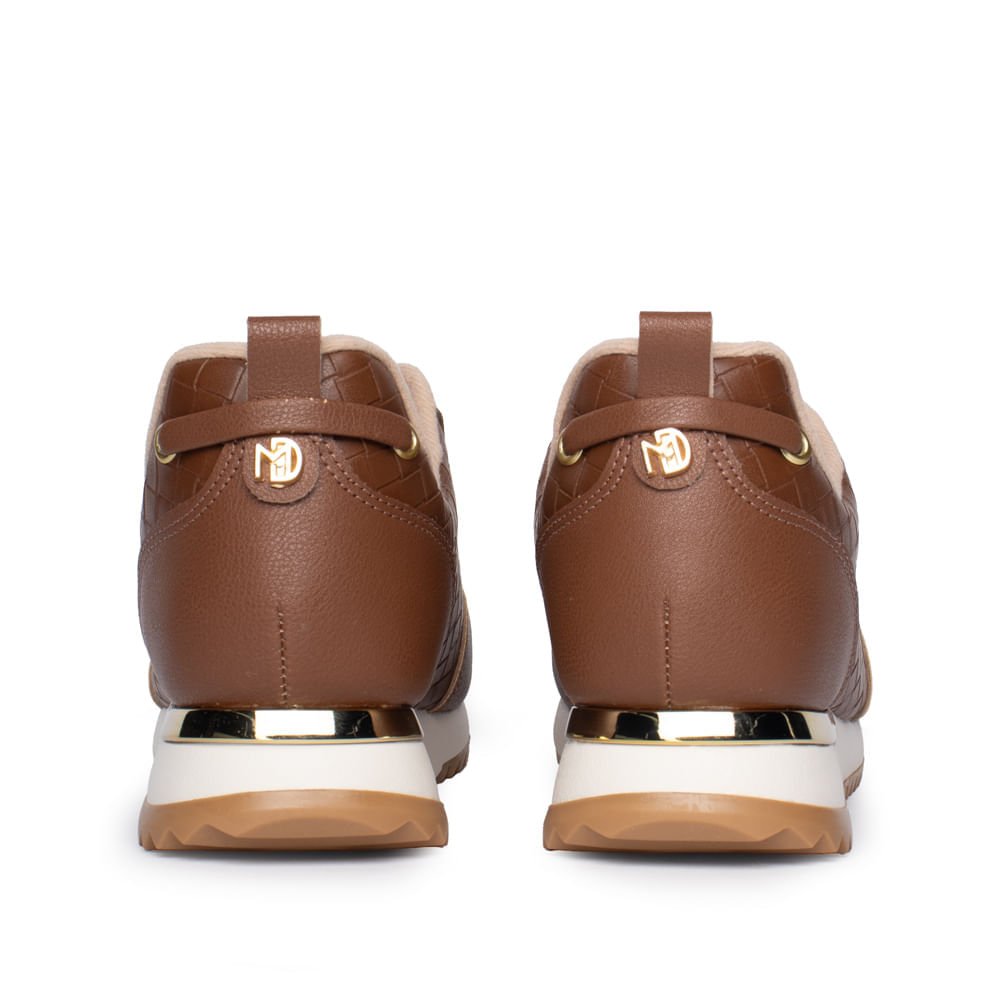 Tênis Feminino Modare Napa Tresse Calce Fácil Avela Avelã 3