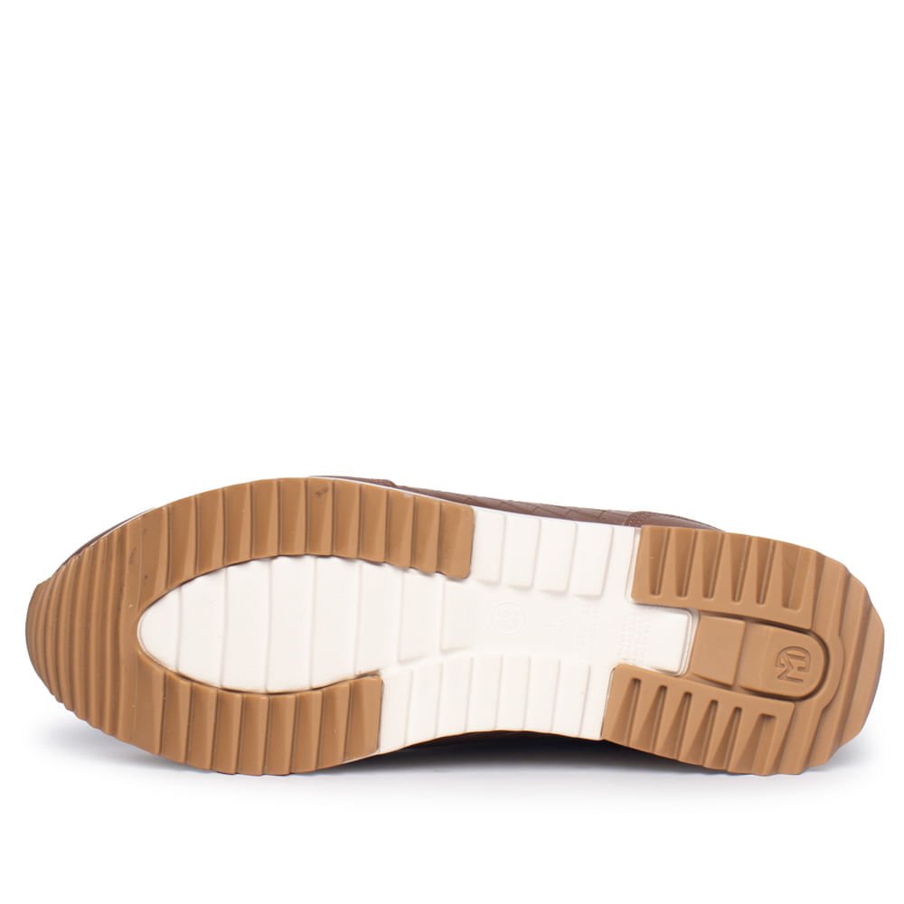 Tênis Feminino Modare Napa Tresse Calce Fácil Avela Avelã 2