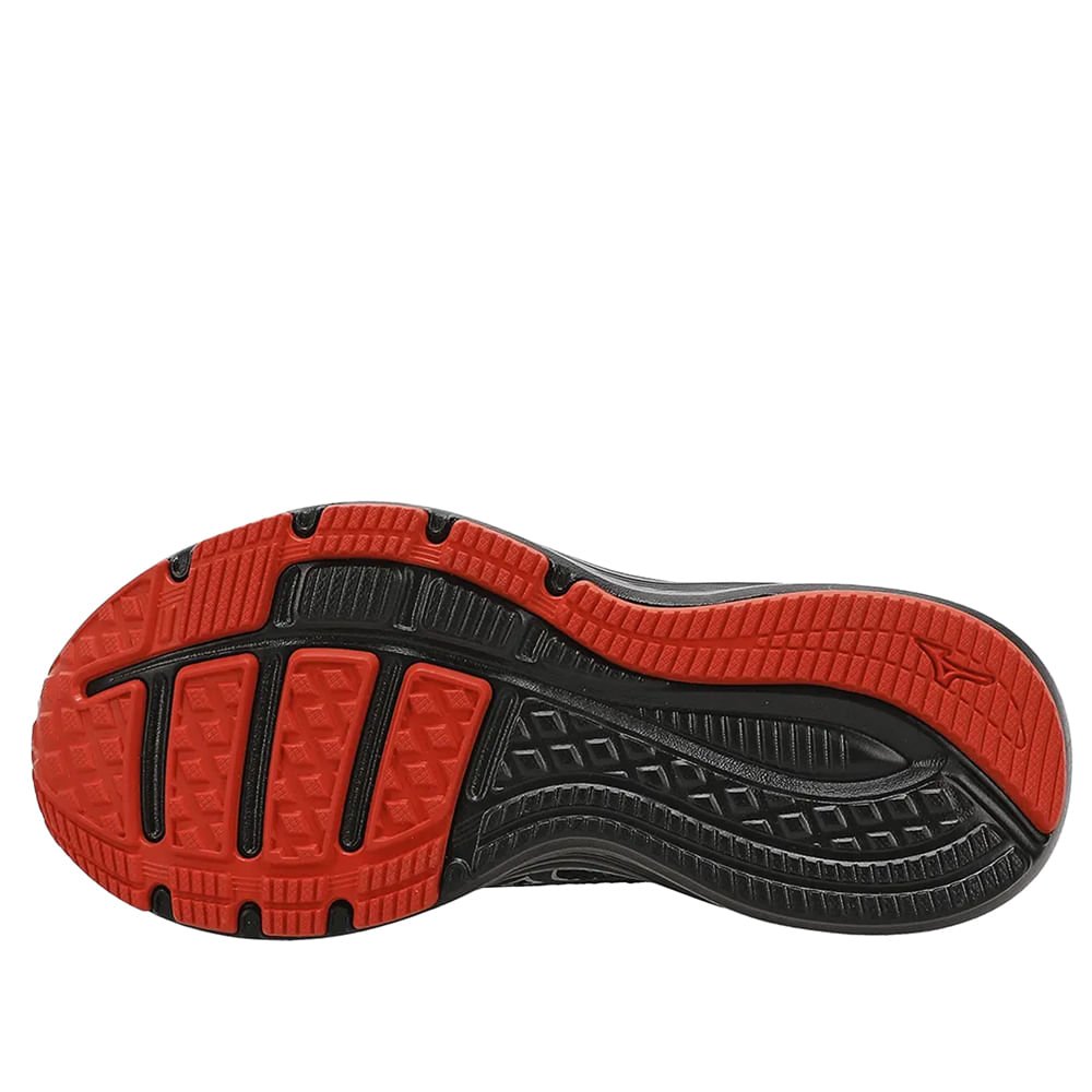 Tênis Juvenil Mizuno Cool Ride 3 SoftierFoam Preto/Vermelho Preto/Vermelho 2