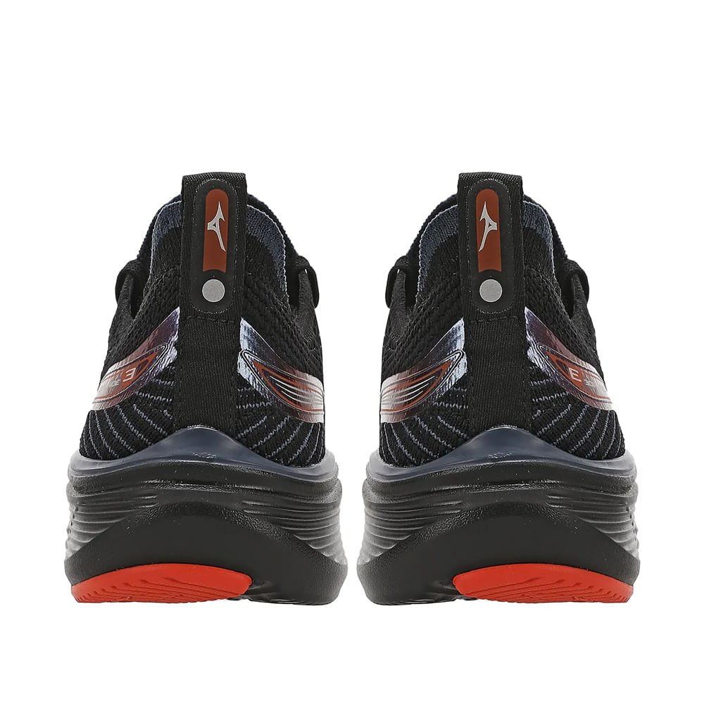 Tênis Juvenil Mizuno Cool Ride 3 SoftierFoam Preto/Vermelho Preto/Vermelho 3