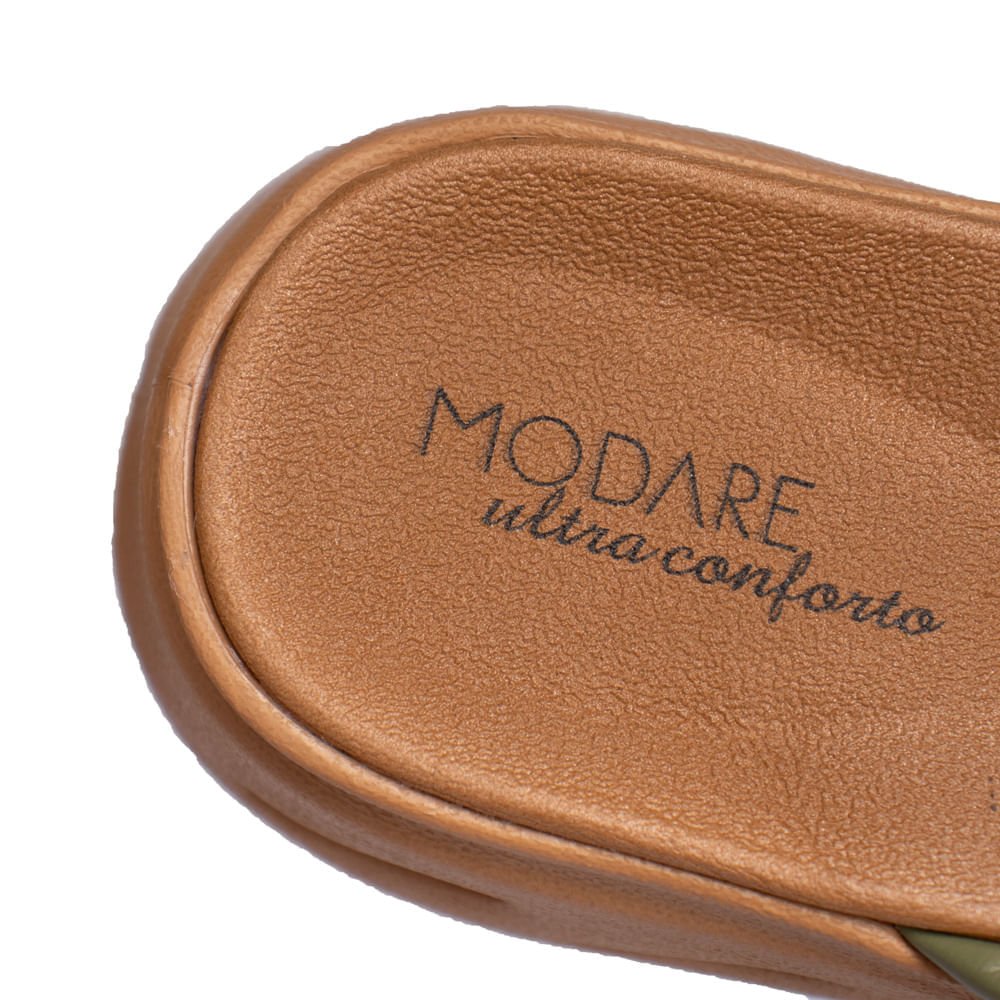 Tamanco Feminino Modare Laço Soft Touch Verde Musgo Musgo 5