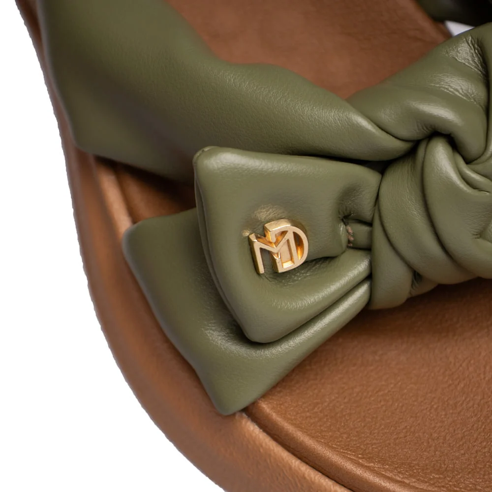 Tamanco Feminino Modare Laço Soft Touch Verde Musgo Musgo 6