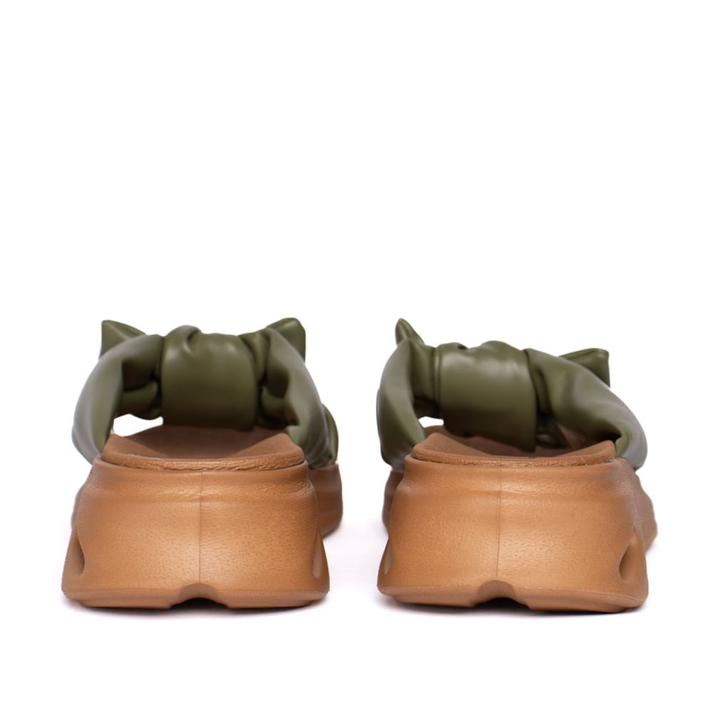 Tamanco Feminino Modare Laço Soft Touch Verde Musgo Musgo 3