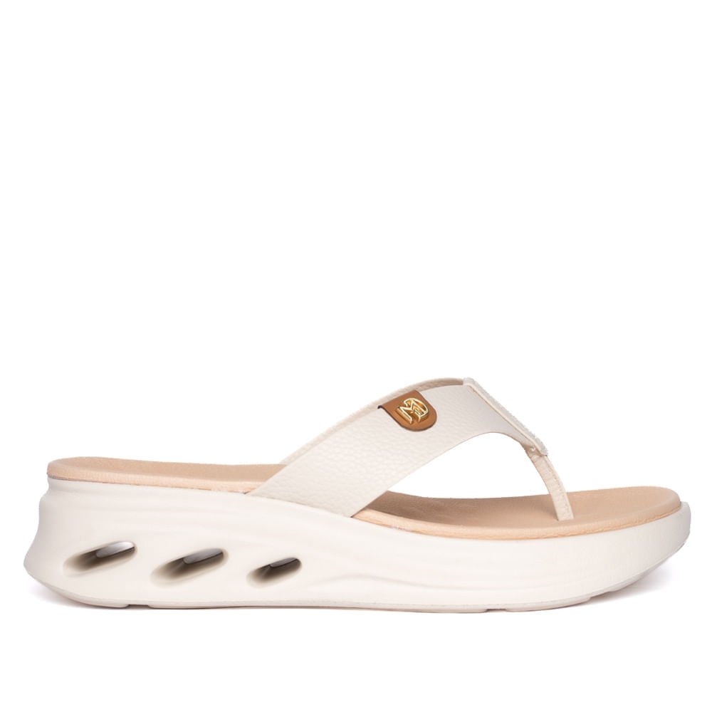Chinelo Feminino Modare Napa Ultracomfy Off White/Bege Off White 2