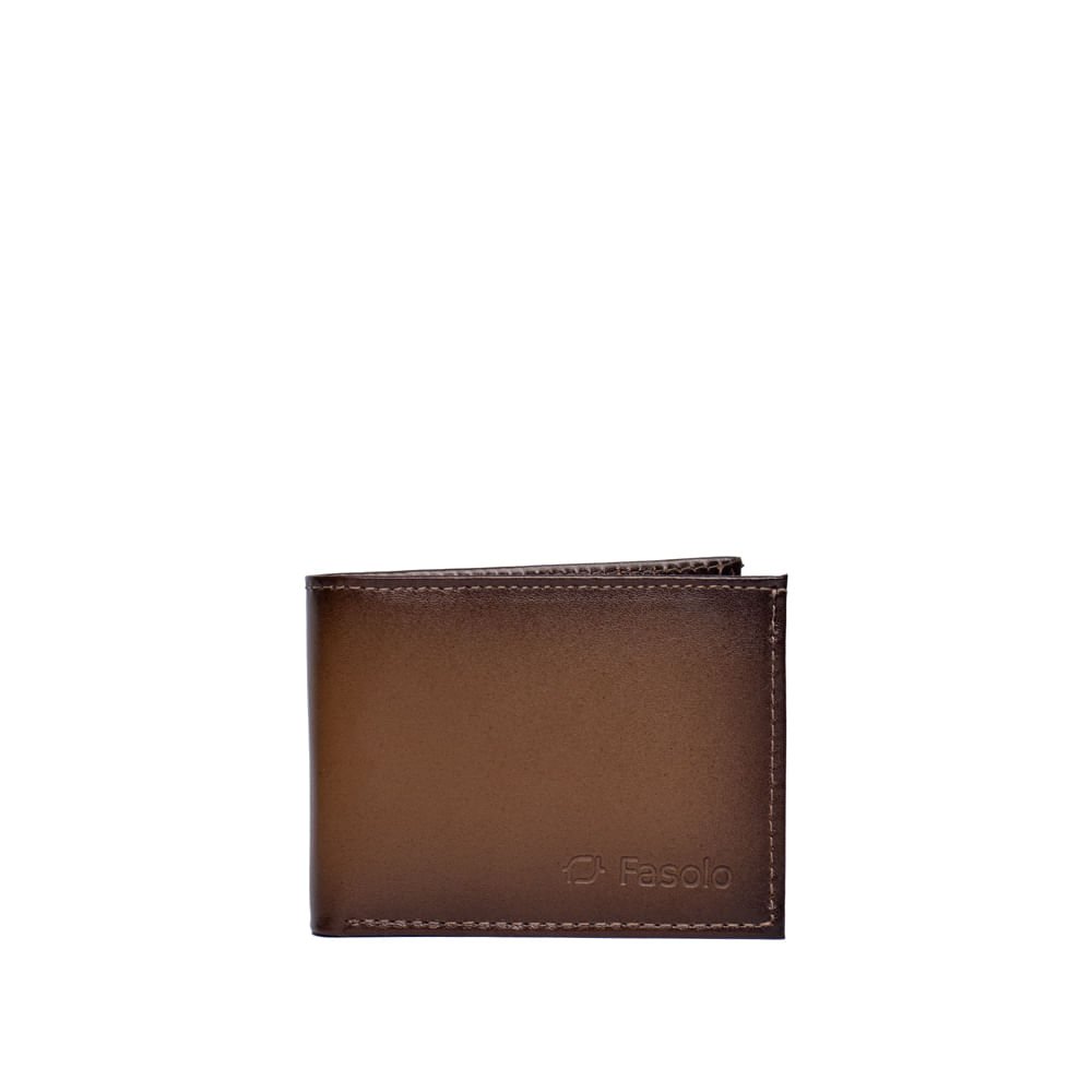 Carteira Masculina Fasolo Couro K895042 112 Caramelo/Marrom