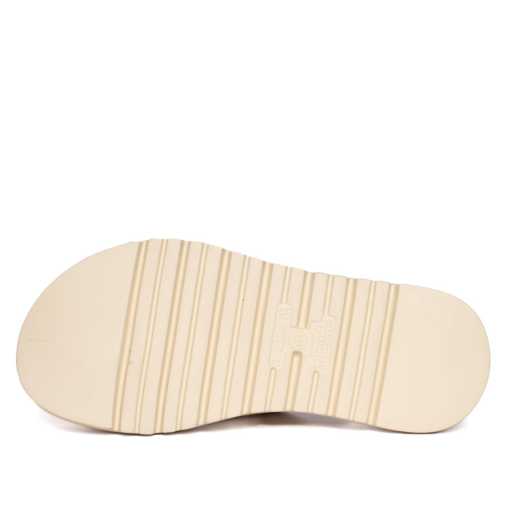 Tamanco Feminino Modare Soft Touch Creme/Dourado Creme 2