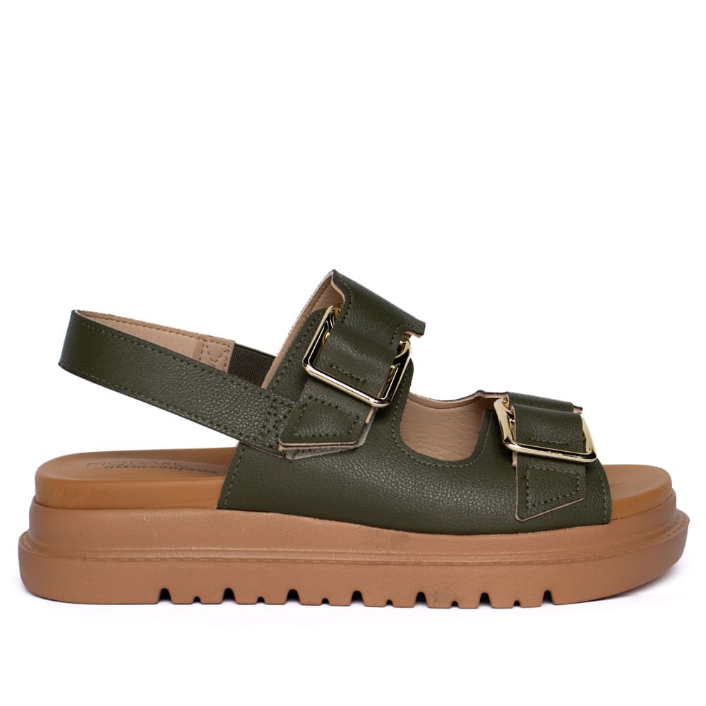 Sandália Feminina Modare Napa Floather Verde Oliva