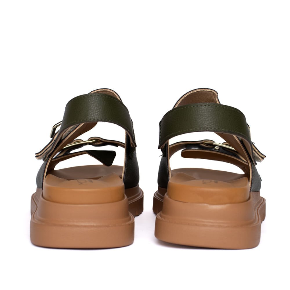 Sandália Feminina Modare Napa Floather Verde Oliva Verde 3