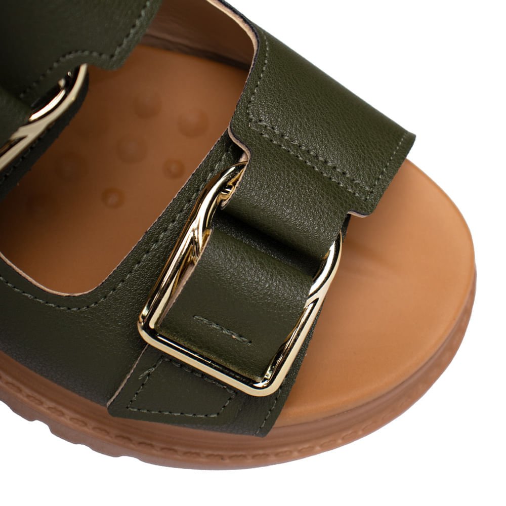 Sandália Feminina Modare Napa Floather Verde Oliva Verde 5