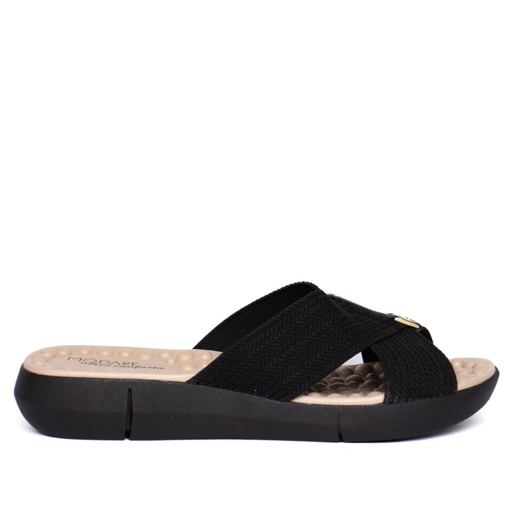 Tamanco Feminino Modare Elástico Ultra Conforto Preto