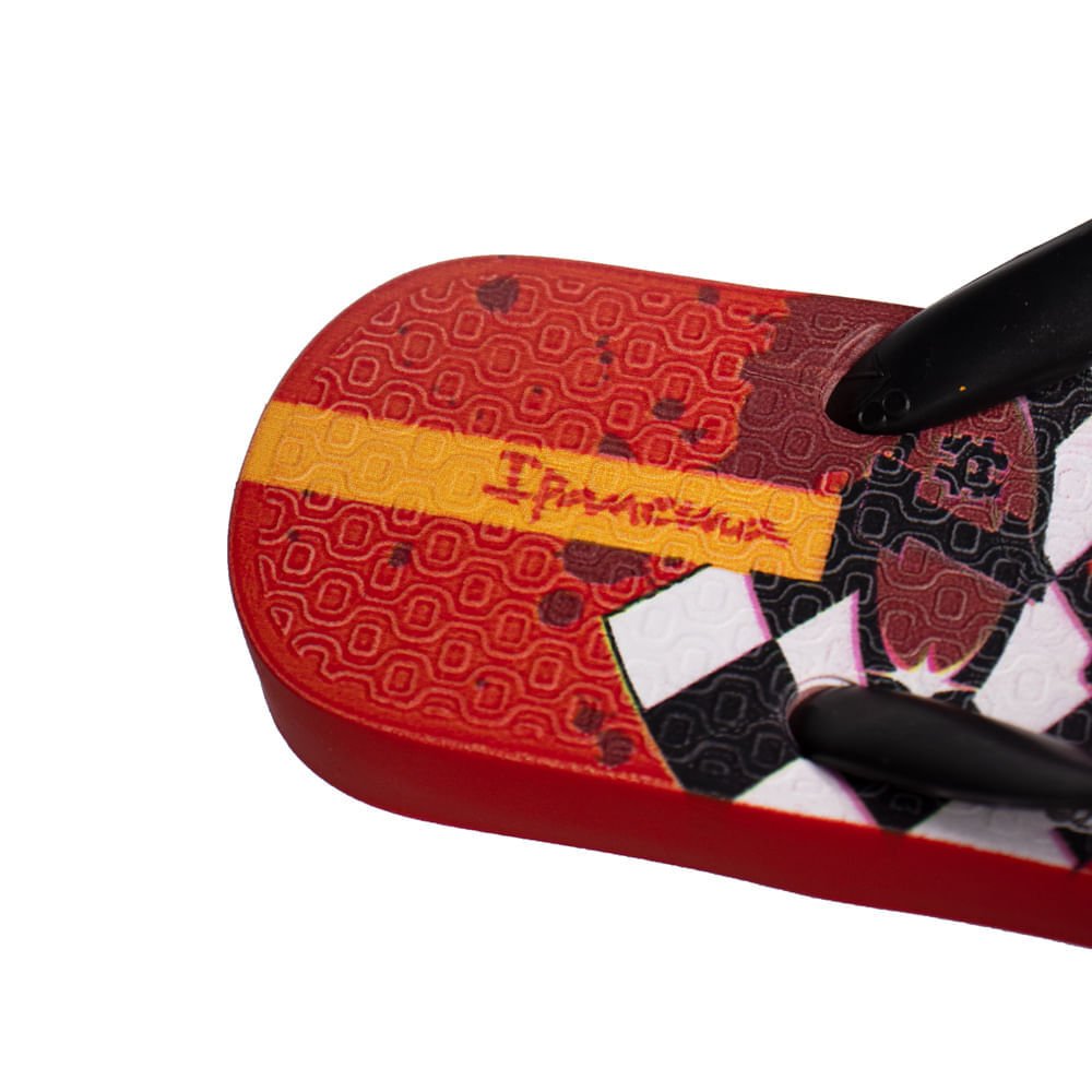 Chinelo Infantil Ipanema Hot Wheels Preto/vermelho Preto/Vermelho 5