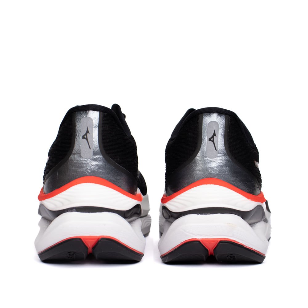 Tênis Masculino Mizuno Wave Creation 26 Mesh Preto/Vermelho Preto/Vermelho 3