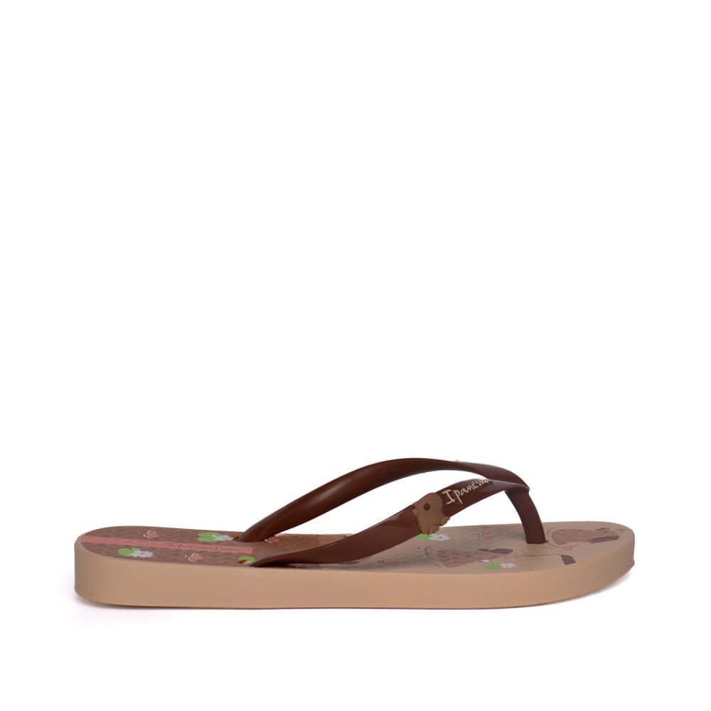 Chinelo Infantil Ipanema Hype Capivara Bege Bege 2