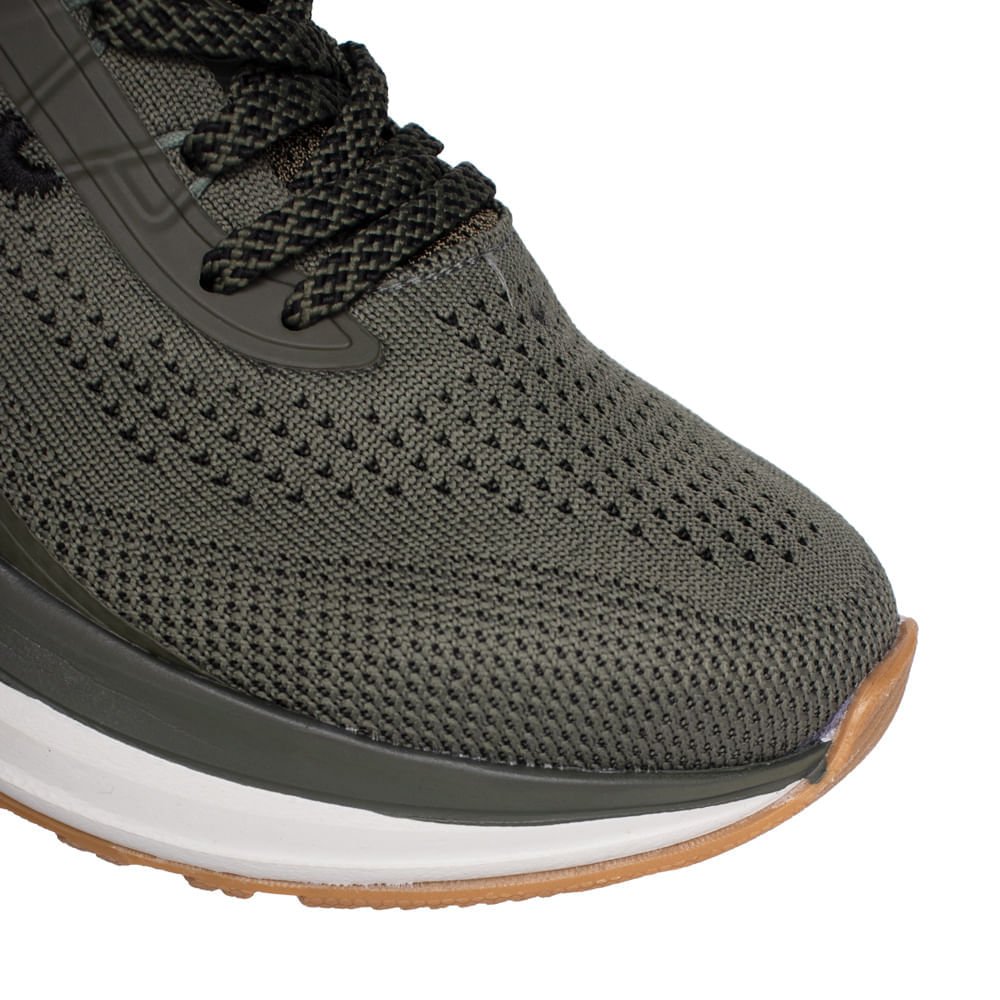 Tênis Masculino Olympikus Reverso 3 Eleva+ Militar/Preto Verde/Preto 5