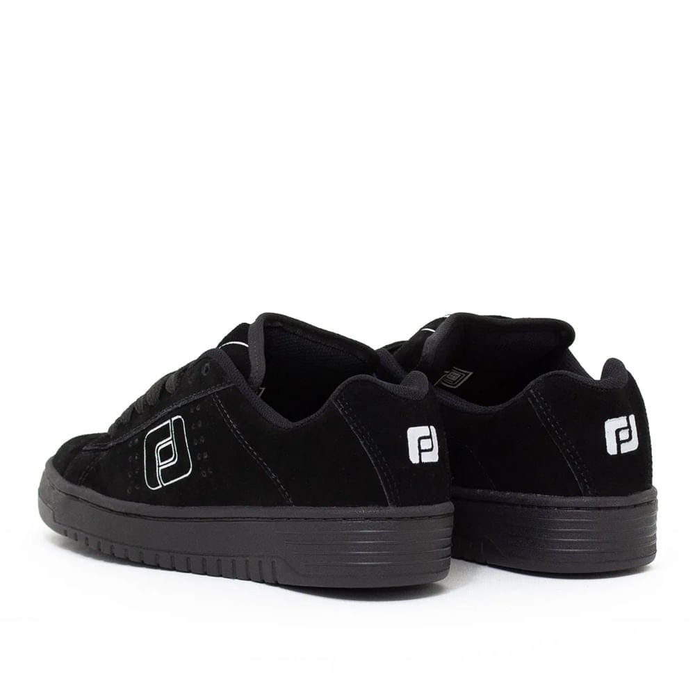 Tênis Masculino Freeday Jab Skate Camurça Preto Preto 2