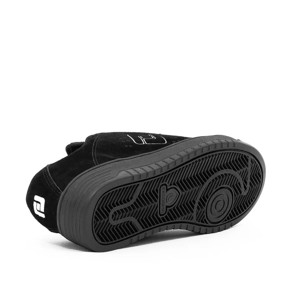 Tênis Masculino Freeday Jab Skate Camurça Preto Preto 3