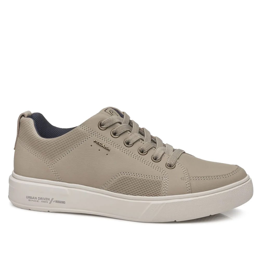 Sapatênis Masculino Pegada Napa Areia