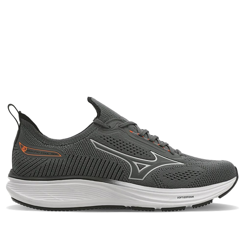 Tênis Masculino Mizuno Cool Ride 3 SoftierFoam Cinza