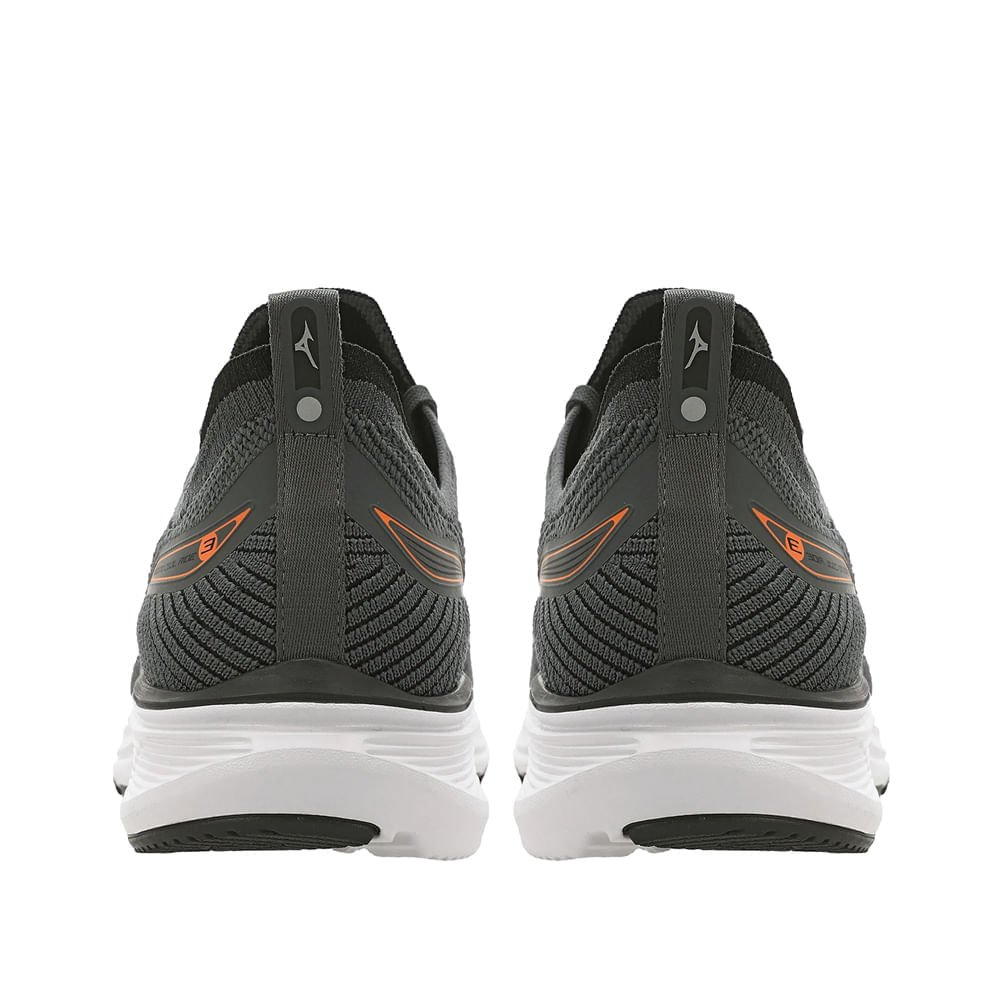 Tênis Masculino Mizuno Cool Ride 3 SoftierFoam Cinza Cinza 3