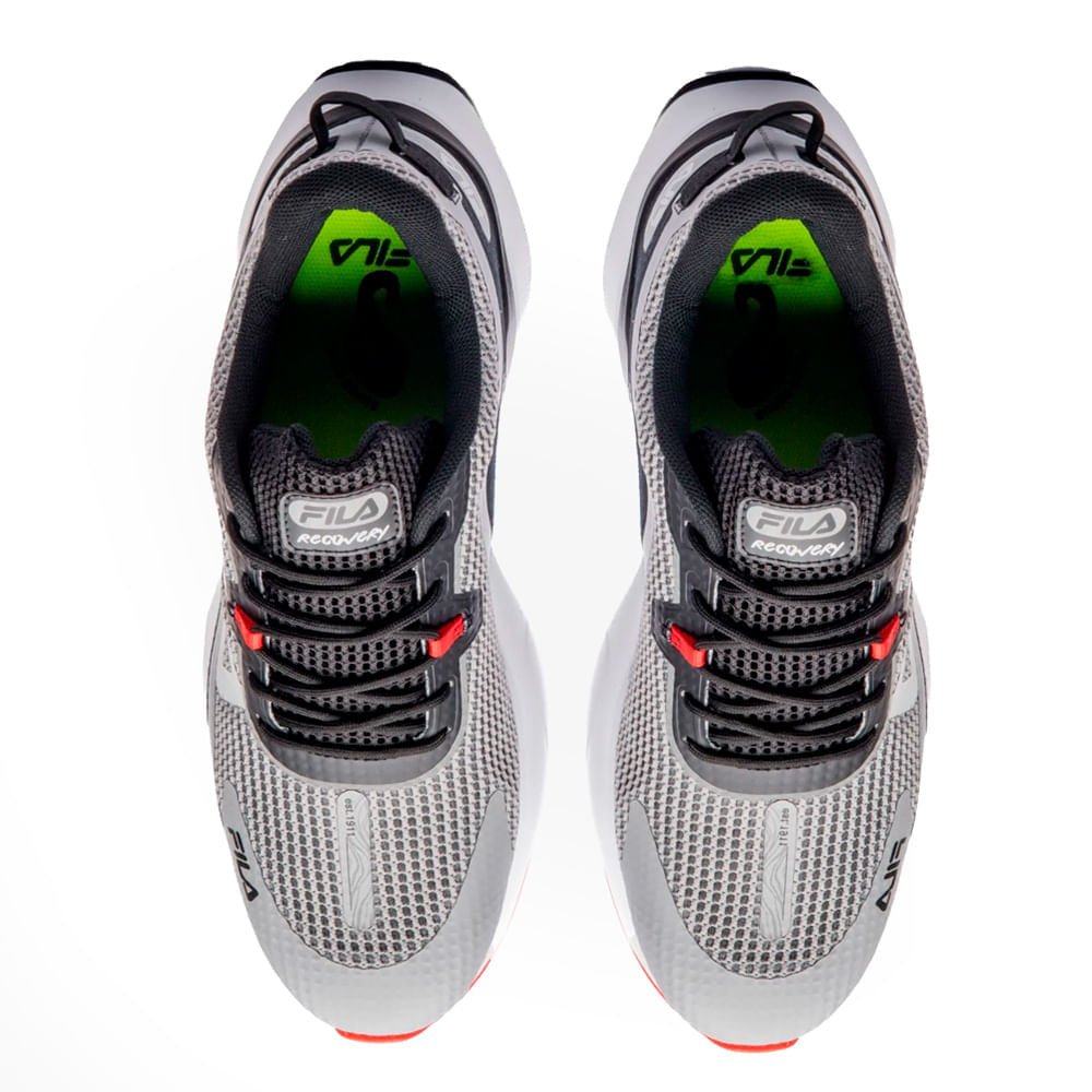 Tênis Masculino Fila Recovery Float Energized Cinza/Preto Cinza/Preto 3
