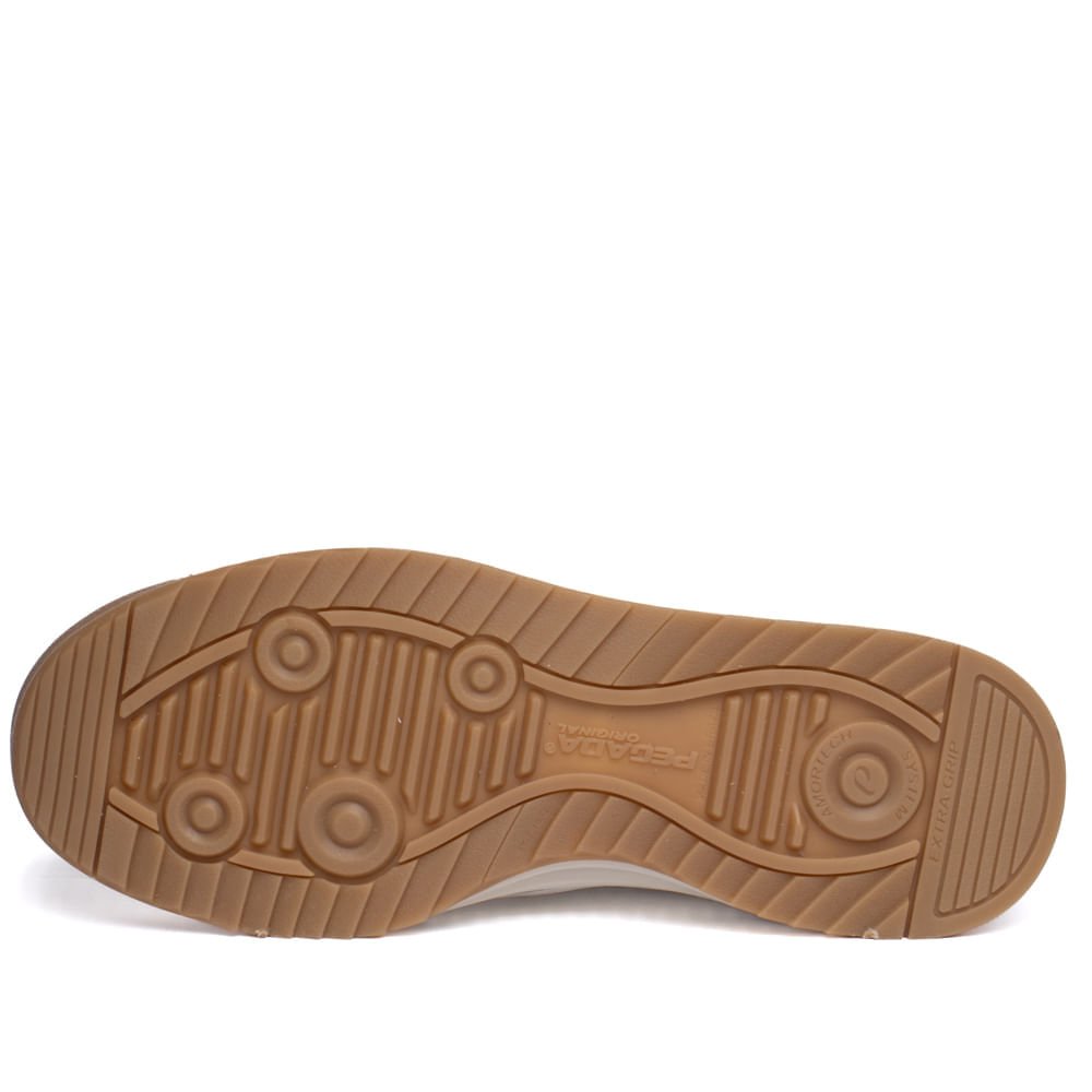 Sapatênis Masculino Pegada Bassik em Couro Off White Off White 2