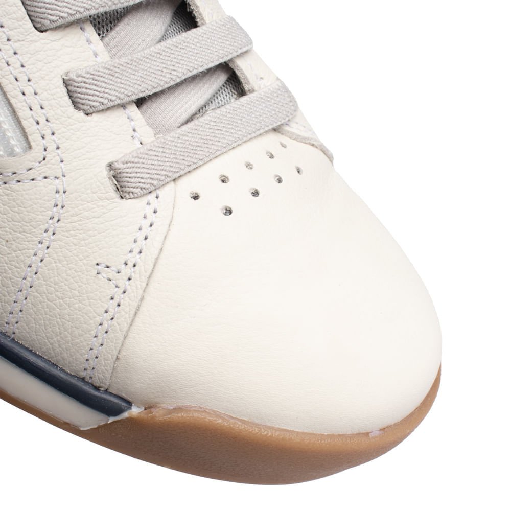 Sapatênis Masculino Pegada Bassik em Couro Off White Off White 6