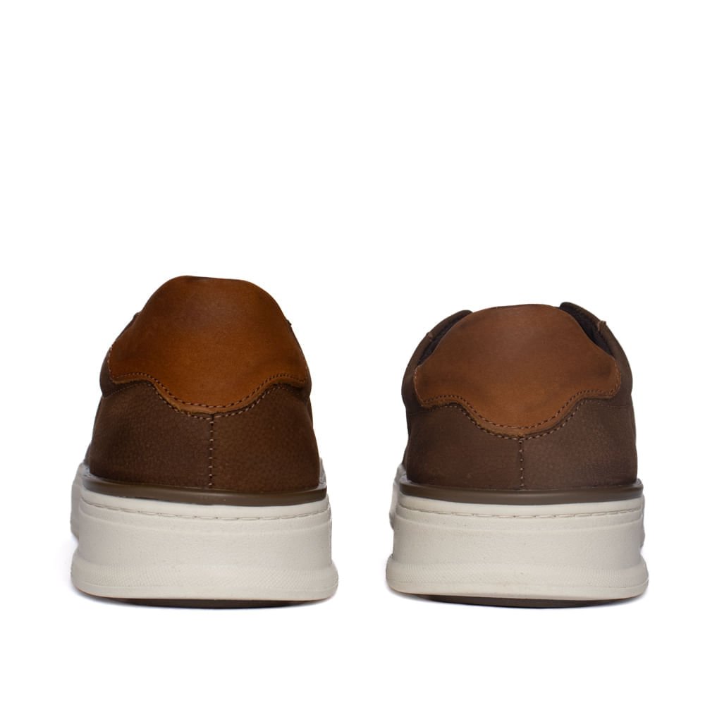 Sapatênis Masculino Ferracini Nobuck Marrom Marrom 3