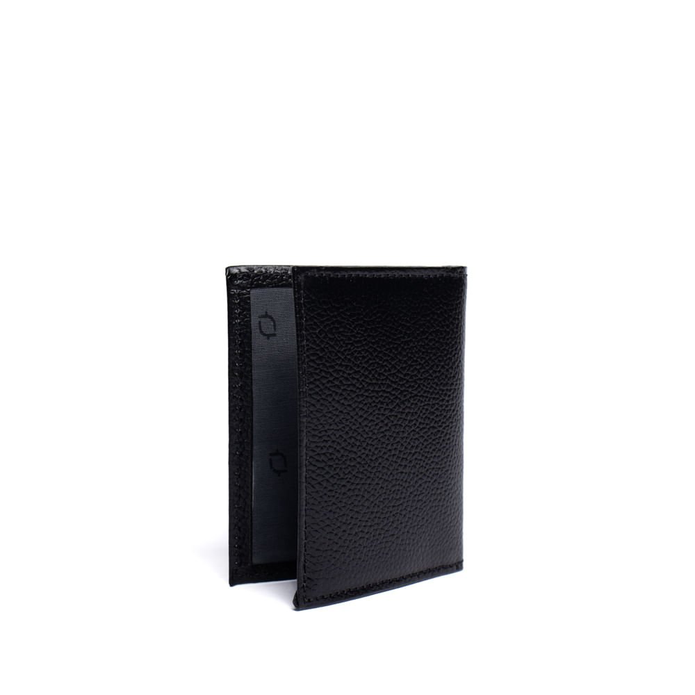 Carteira Masculina Fasolo U221143 751 Couro Slim Preto Preto 2