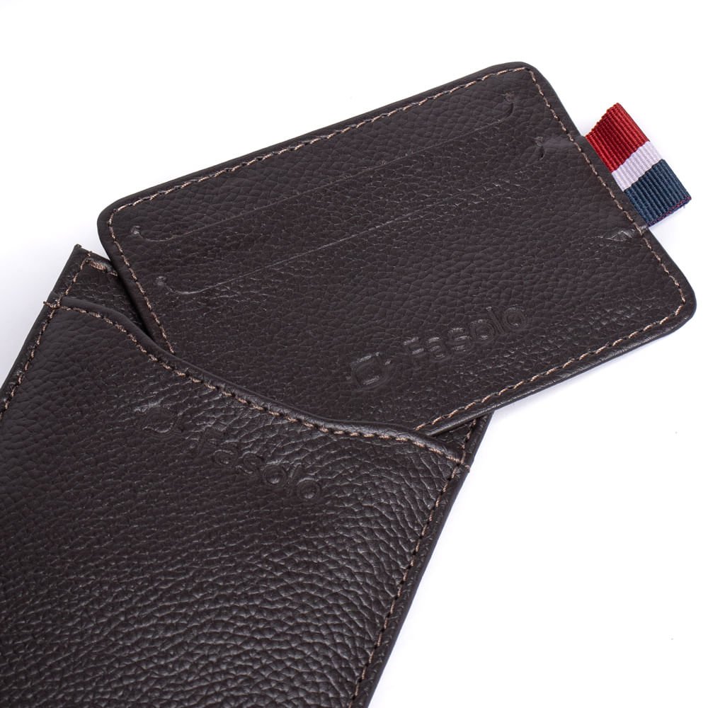 Carteira Masculina Fasolo Couro K905143 101 Marrom Marrom 4