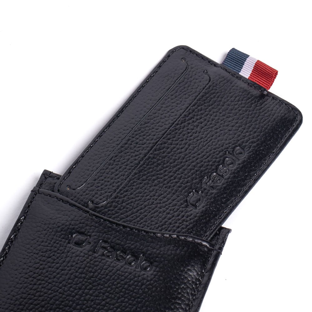 Carteira Masculina Fasolo K905143751 Couro Preta Preto 5