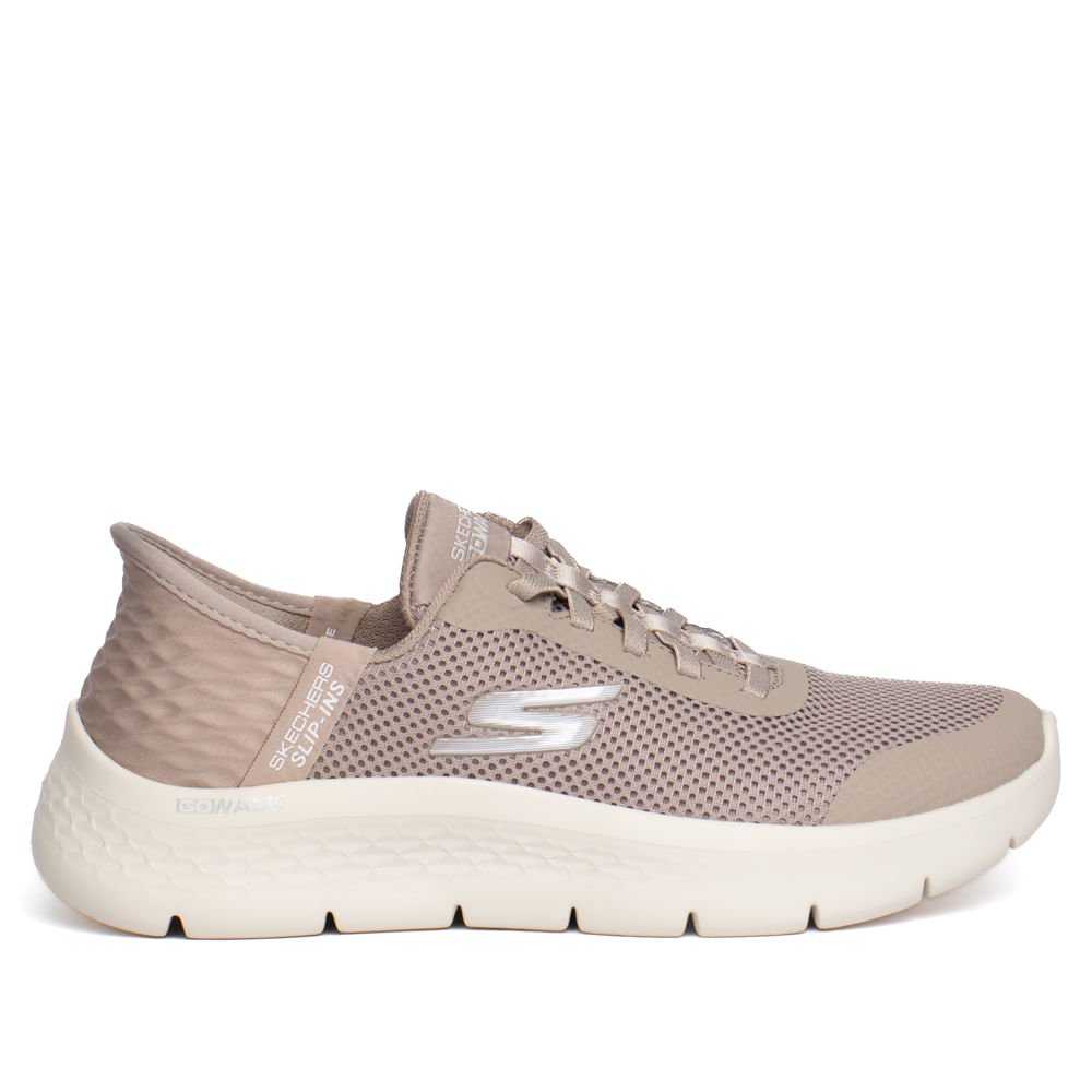 Tênis Feminino Skechers Go Walk Flex Nude