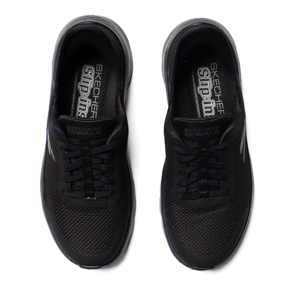 Tênis Feminino Skechers Go Walk Flex Preto Preto 4