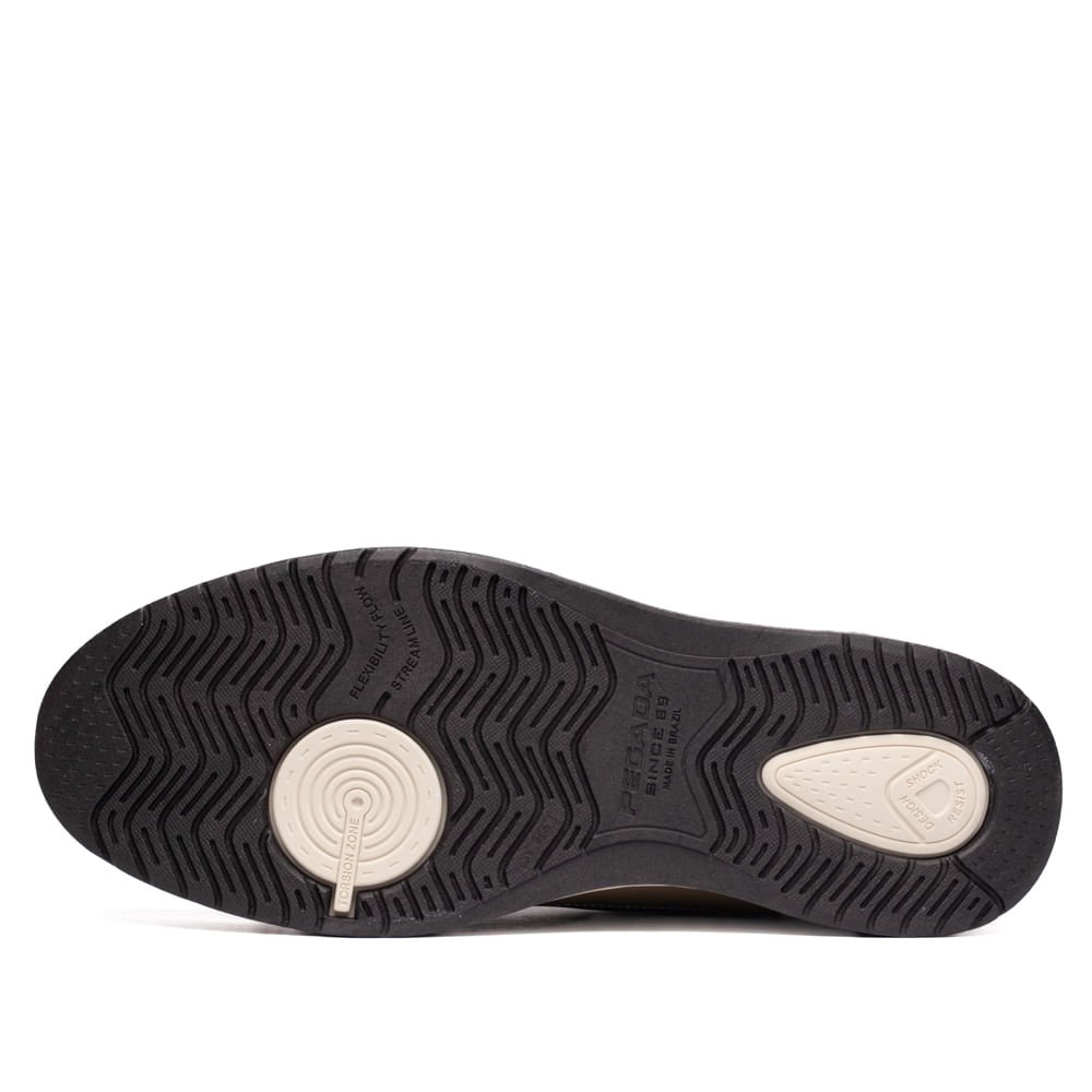 Sapatênis Masculino Pegada Fibertech Bege Escuro/Marrom Bege/Marrom 2