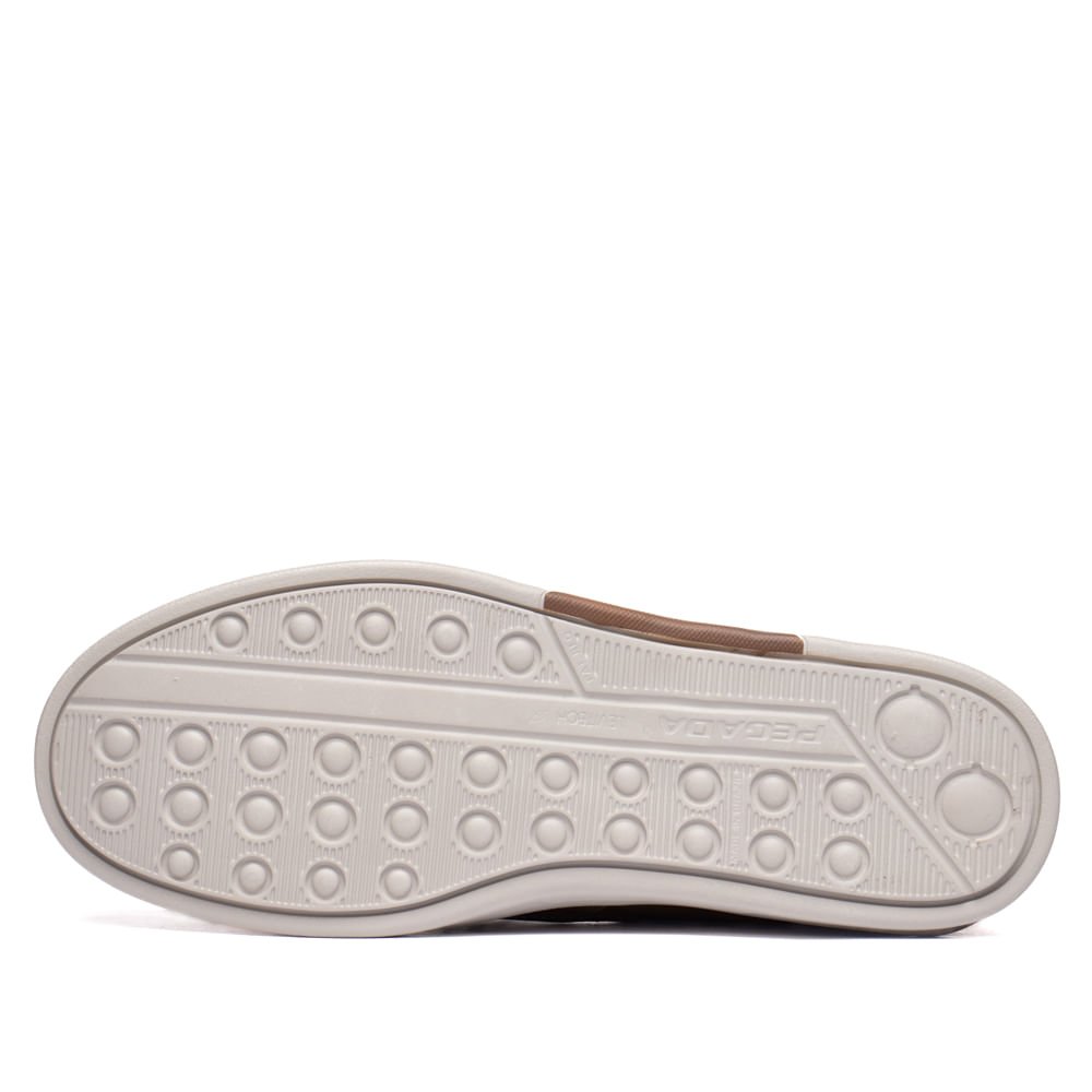 Sapato Masculino Pegada Couro Levitech Conforto Marrom Marrom 2