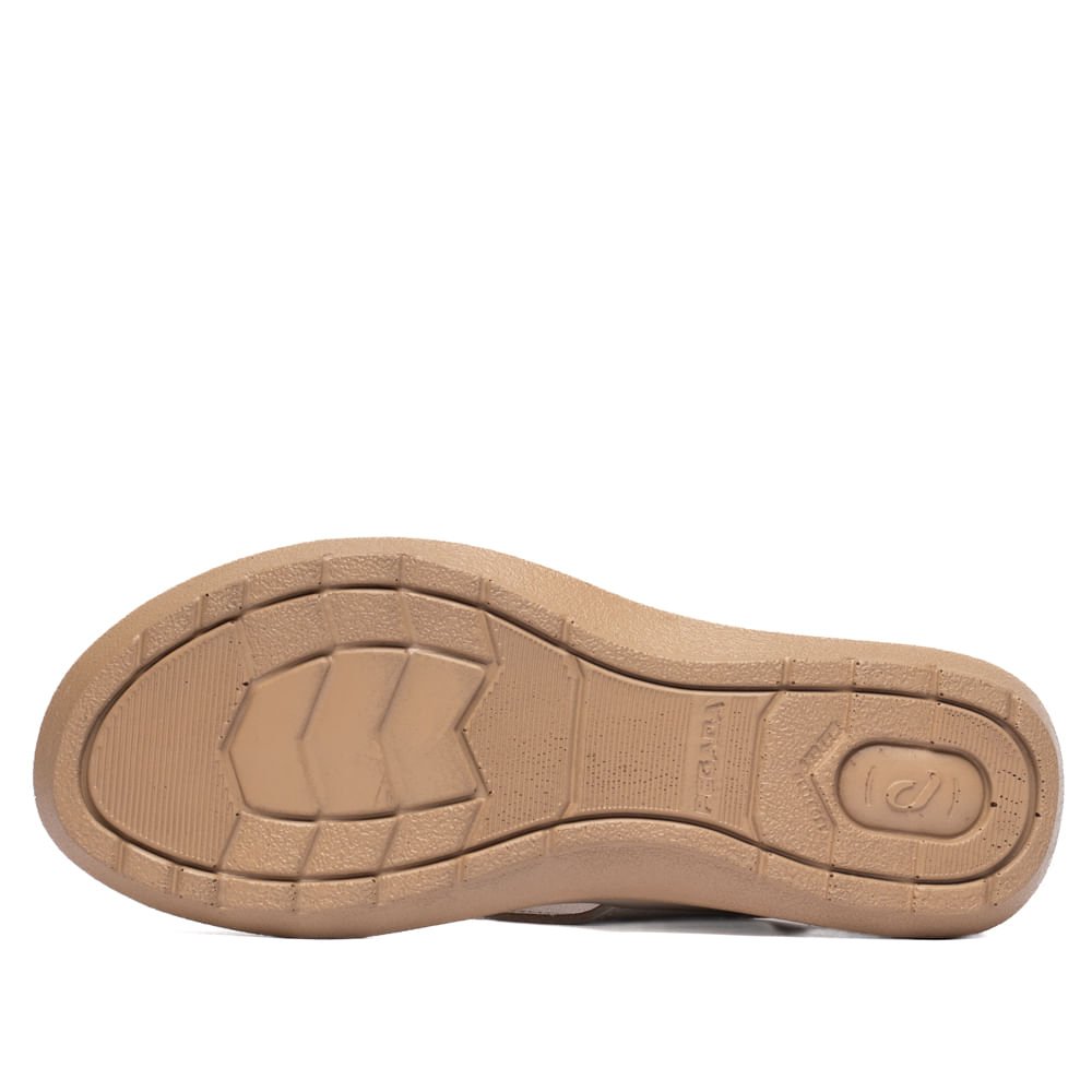 Tamanco Feminino Pegada Couro Super Soft Laço Off White/Bege Off White 2