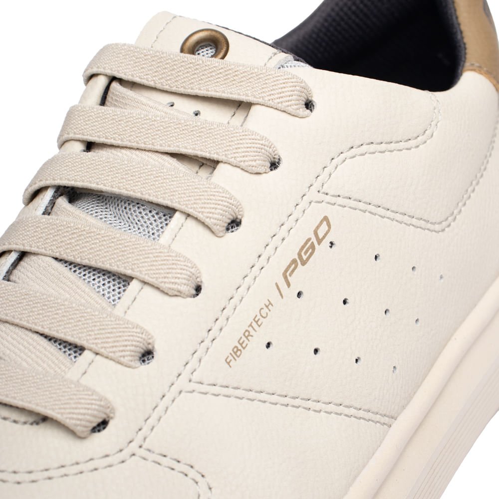Sapatênis Masculino Pegada Fibertech Off White/Bege Off White 5