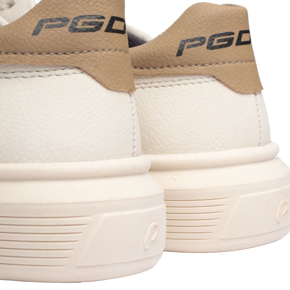 Sapatênis Masculino Pegada Fibertech Off White/Bege Off White 6