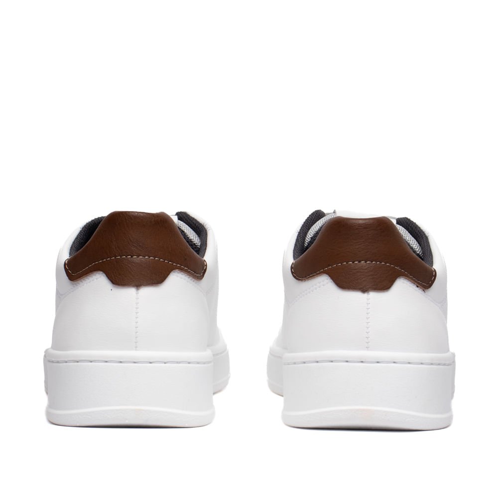 Sapatênis Masculino Pegada Fibertech Off Branco/Marrom Branco/Marrom 3