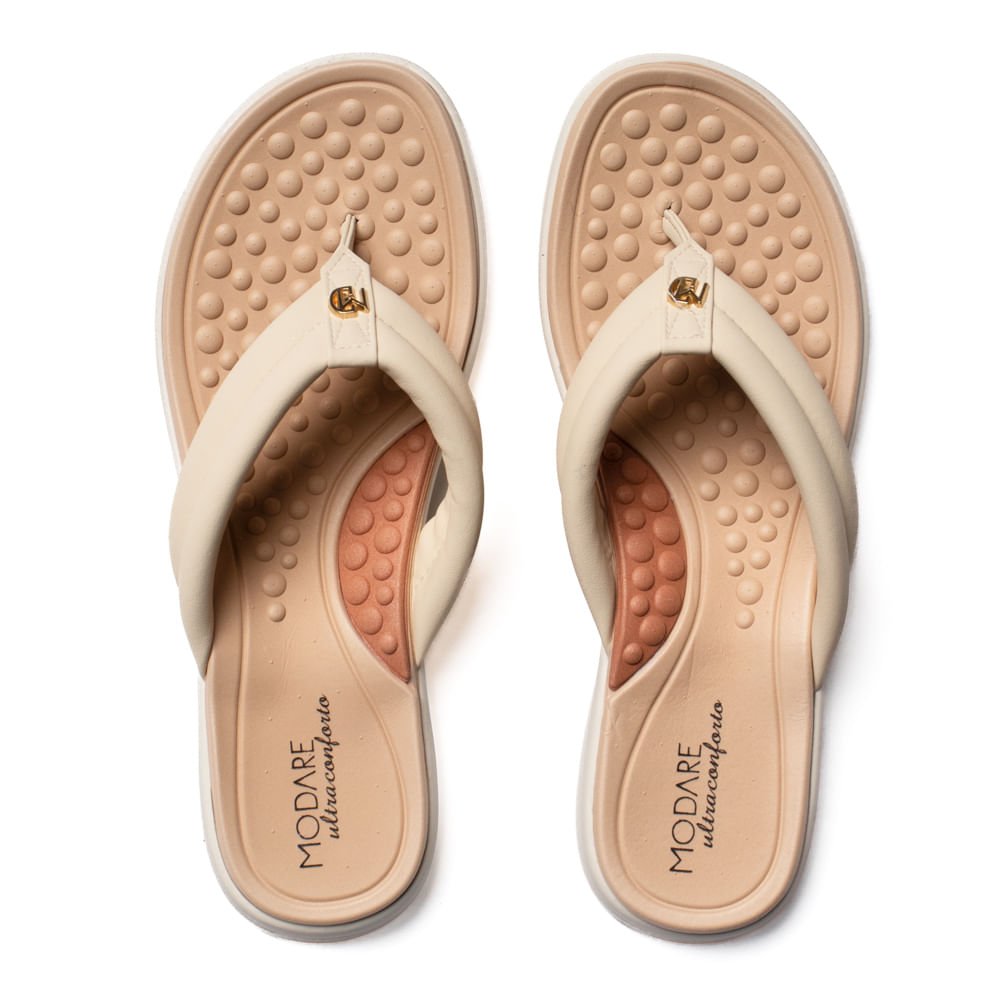 Chinelo Feminino Modare Ultra Soft Creme