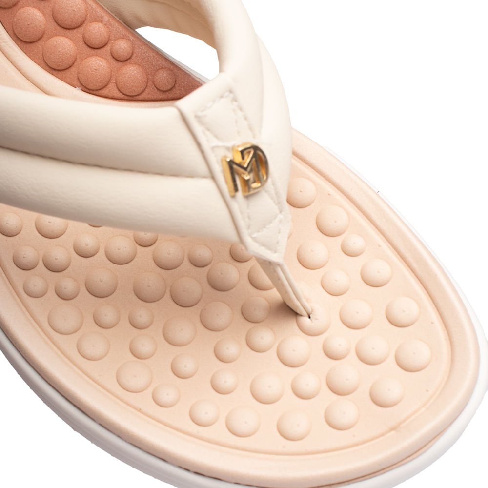 Chinelo Feminino Modare Ultra Soft Creme Creme 4