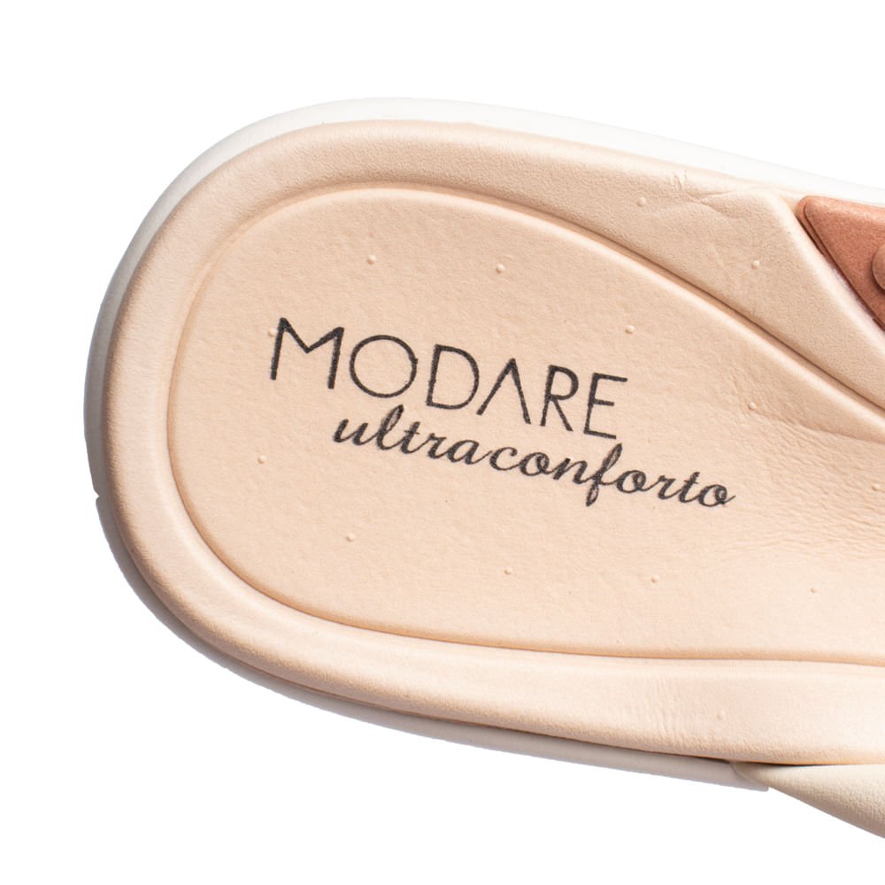Chinelo Feminino Modare Ultra Soft Creme Creme 5