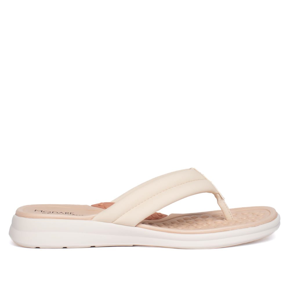 Chinelo Feminino Modare Ultra Soft Creme Creme 2