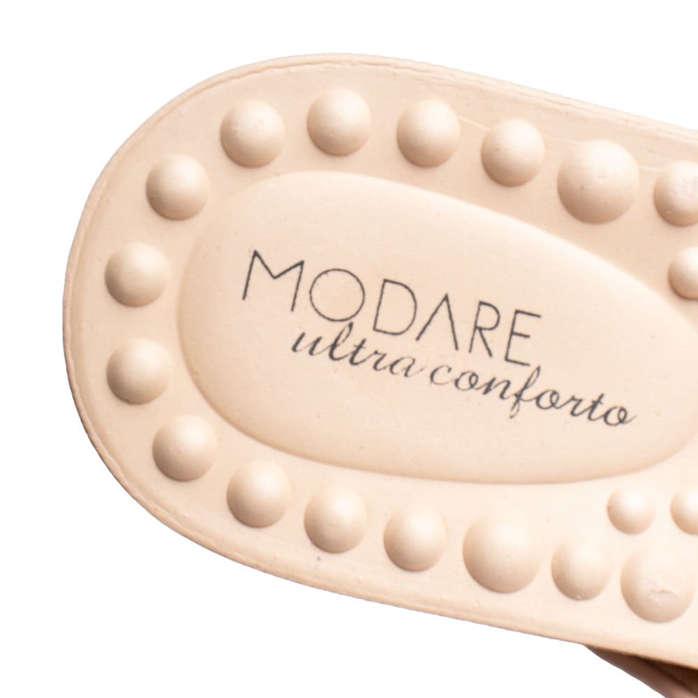 Chinelo Feminino Modare Napa Flatform Reflex Sense Bege Bege 4